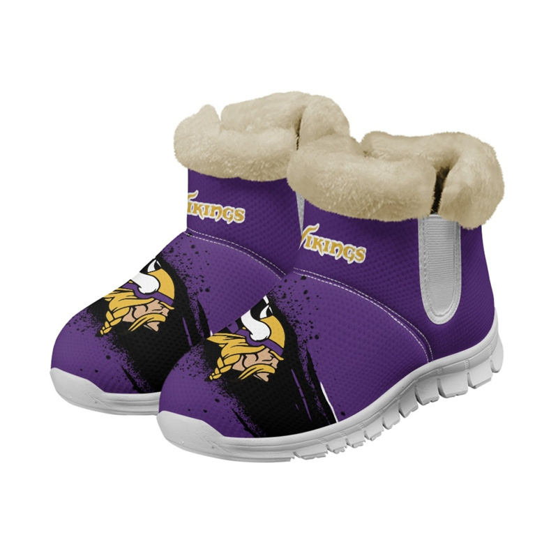 Men's Minnesota Vikings 2024 Snow Boots/Shoes 003(Pls check description for details)